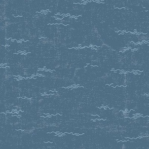 Wavy dark blue textured ocean ripples