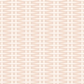 Warm Minimalism Pink Wicker Weave, small