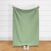 L - Sage Green Soft Pinstripe - Light Matcha Contemporary Sketchy Stripe Wallpaper