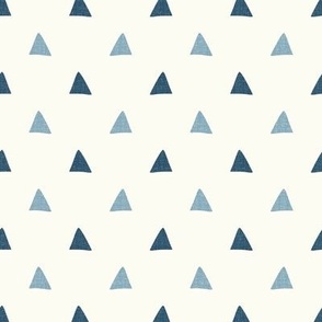 Triangles in Blue (textured)