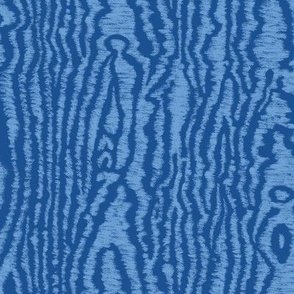 Moire Texture (Large) - Pantone Little Boy Blue on Nautical Blue  (TBS101A)