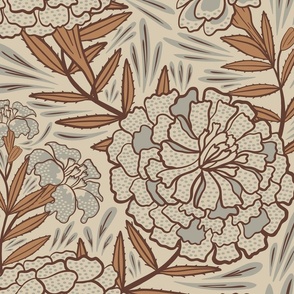 marigold bush garden-neutral-large scale