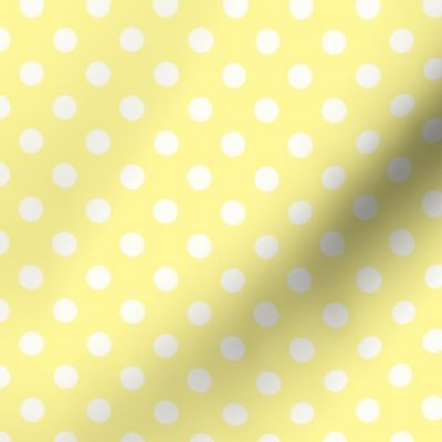 Polka Dot Pastel Yellow 