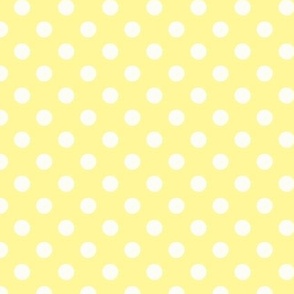 Polka Dot Pastel Yellow 