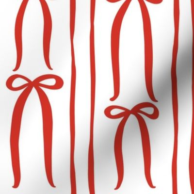 Bow Stripe - Red