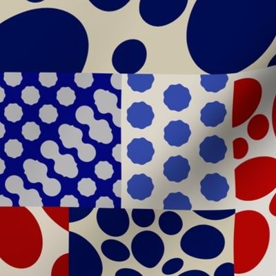 patriotic patchwork dots