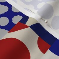 patriotic patchwork dots