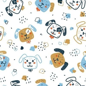 Cute Dog Faces and Spots