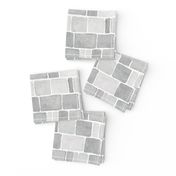 Grey minimalism mosaic. Neutral tiles. Wall bricks.