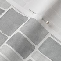 Grey minimalism mosaic. Neutral tiles. Wall bricks.