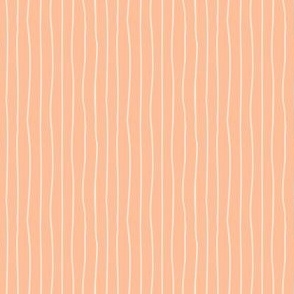 peach beach stripes