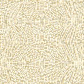 Neutral coastal moroccan seashells wallpaper in wheat