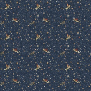  Flying Frogs in Navy | 6" Repeat