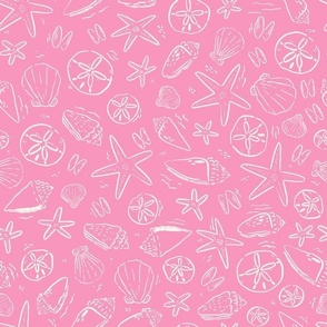 Down by the Seashore (Dark Pink)(12x12)