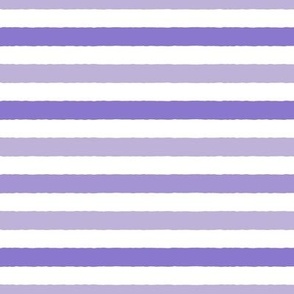 1/2 inch Pastel Lilac Purple Stripes (Horizontal)