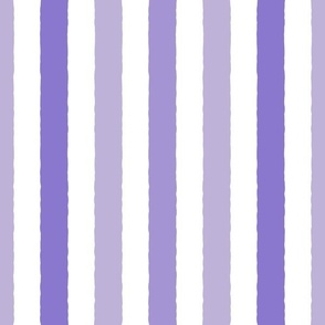 1 inch Pastel Lilac Purple Stripes