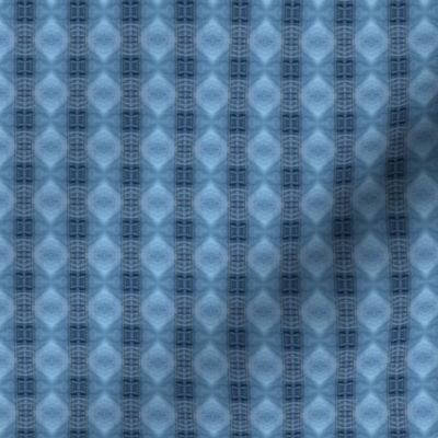 Denim Blues Vertical Diamond Stripes - Debra Cortese Designs