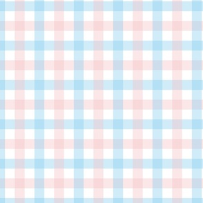 Pink and Blue Gingham