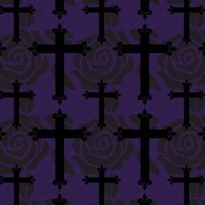 Rose Cross Deep Purple