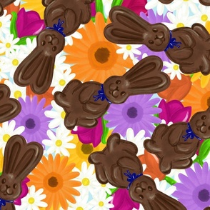 Chocolate Easter Bunny Floral