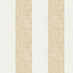 Woven wide stripe // biscotti beige