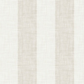 woven  wide stripe // pale oak beige