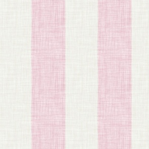 Woven wide stripe // ballet slipper pink 