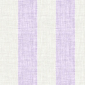 Woven wide stripe // lily lavender purple