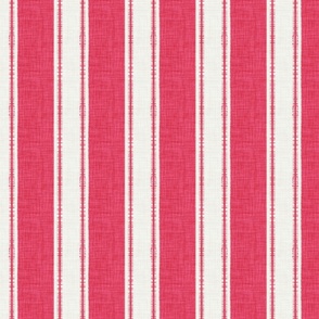 thin-thick woven stripe // unexpected red