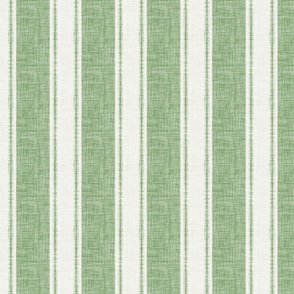 thin-thick woven stripe // forest shade green