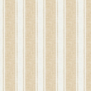 thin-thick woven stripe // biscotti beige