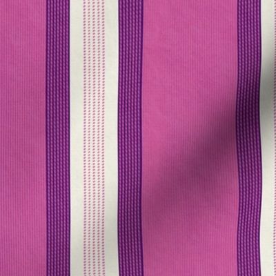 French Provincial Stripes Bijou Pink Large 