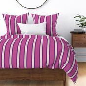 French Provincial Stripes Bijou Pink Large 