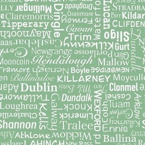 Irish cities and towns