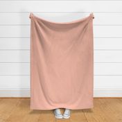 (Small) Vertical irregular hand drawn stripes -melon pink with eggshell off-white 