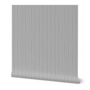 M - Slate Gray Soft Pinstripe - Warm Pewter Grey Contemporary Sketchy Stripe Wallpaper