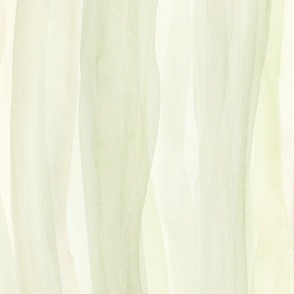 watercolor stripes in waves minimalism vertical - yellow green