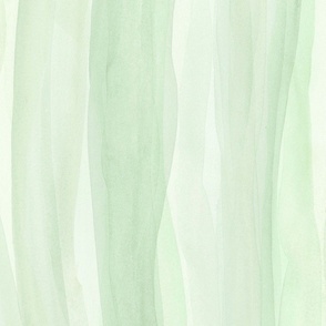 watercolor stripes in waves minimalism vertical - green