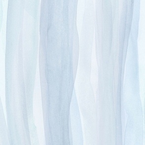 watercolor stripes in waves minimalism vertical - blue
