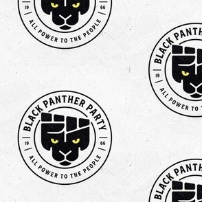 The Black Panther Party All Power to the People - Fist Logo