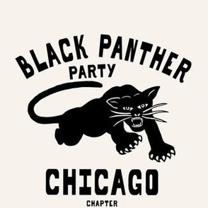 Black Panther party Chicago original logo