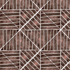 Geometric Boho Modern Mimimalist Tiles | Coffe