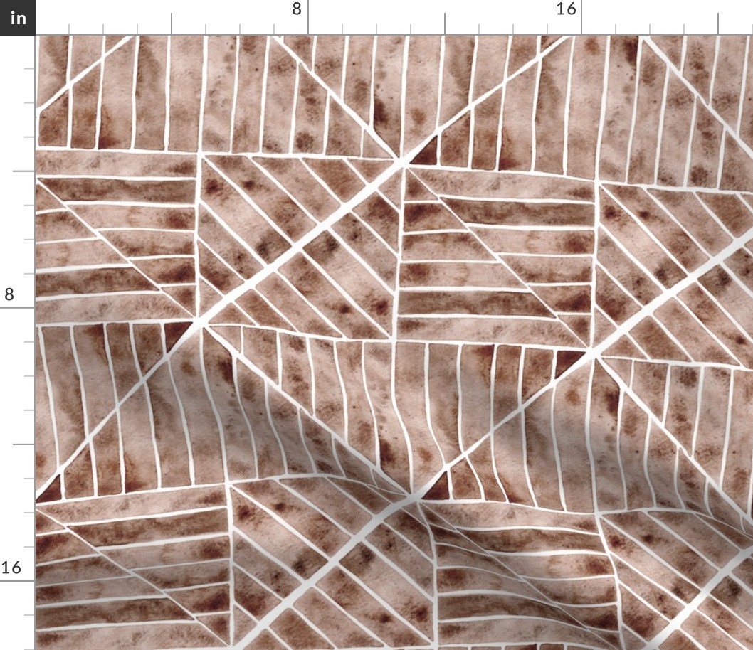Geometric Boho Modern Mimimalist Tiles | Cinnamon