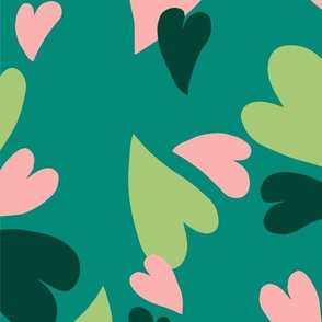 Heart Leaves- Leaf Green