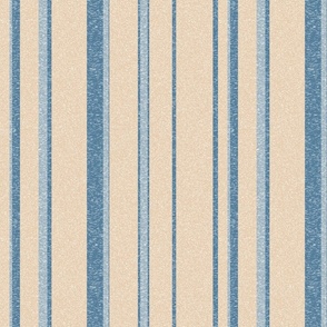 12" rep blue peach stripes