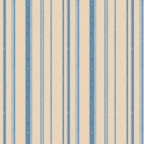 8" rep blue peach stripes