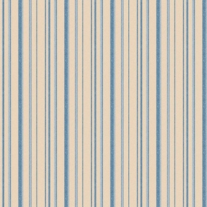 4" rep blue peach stripes