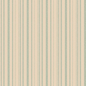 4"  rep green peach stripes
