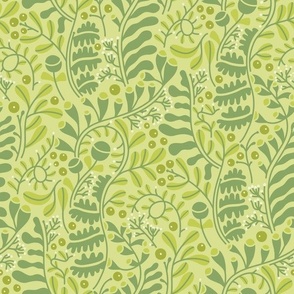 Modern Botanical - Olive (Large)