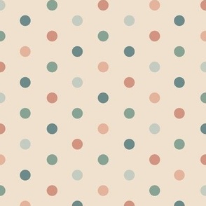 Useful Polka Dot | Frosted Spruce | Small Scale | Retro 